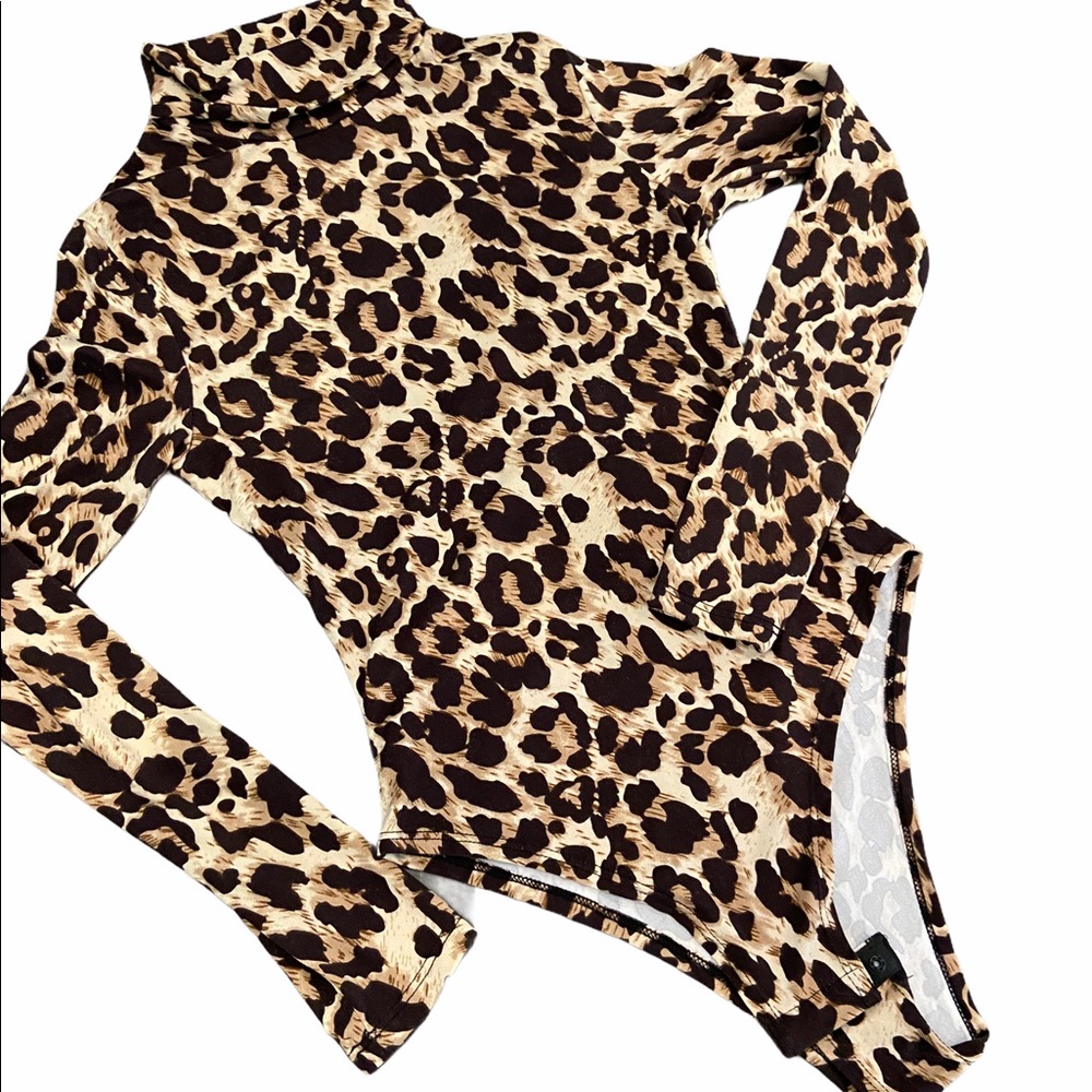 Leopard print Bodysuit. The Kript. NWOT
